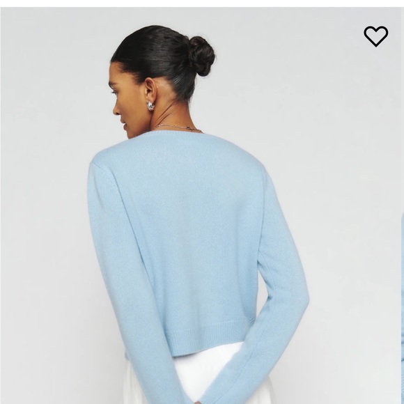 Reformation Light Blue Cardigan - Picture 3 of 15